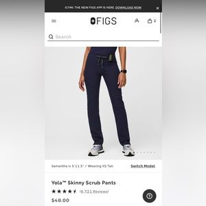 Figs Yola Skinny Scrub Pants x3